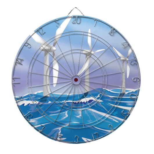 Turbinen für den Power von Sea Wind Dartscheibe (vorne)