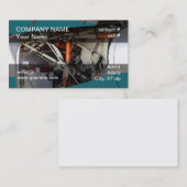 Turbinen- oder Turboprop-Motor Visitenkarte (Vorne/Hinten)