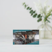 Turbinen- oder Turboprop-Motor Visitenkarte (Stehend Vorderseite)