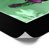 Turbinenfarbmontage Poster (Ecke)