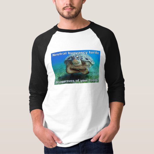 Turbinenschildkröte / Spaß T-Shirt (Vorderseite)