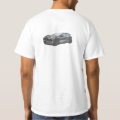 Turbo-Auto-Shirt speed3 des lauten Summens lautes T-Shirt (Rückseite)