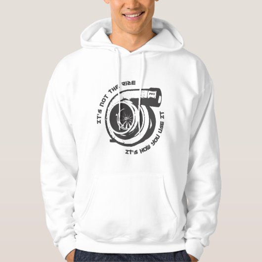 Turbo-AutoHoodie Hoodie (Vorderseite)