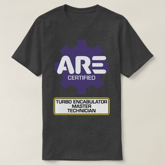 Turbo-Encabulator-Master-Techniker T-Shirt (Design vorne)