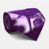 Turbo-Flugzeug-Krawatte lila Krawatte (Gerollt)