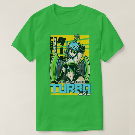 TURBO GAL WARRIOR T-Shirt (Design vorne)