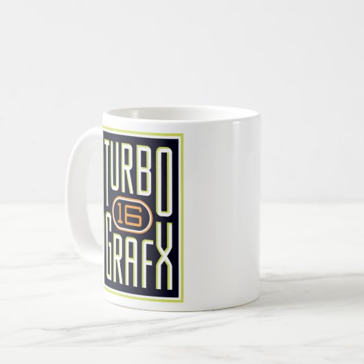 Turbo Grafx 16 Kaffeetasse (Vorderseite Links)