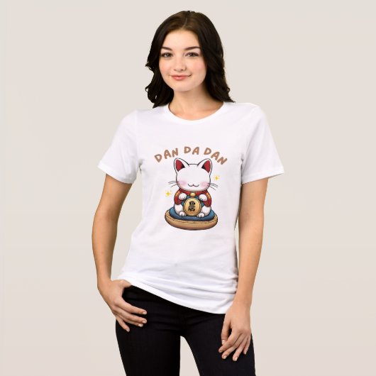 Turbo-Granny Dandadan Cat - Niedliche Anime Manga Tri-Blend Shirt (Vorderseite voll)