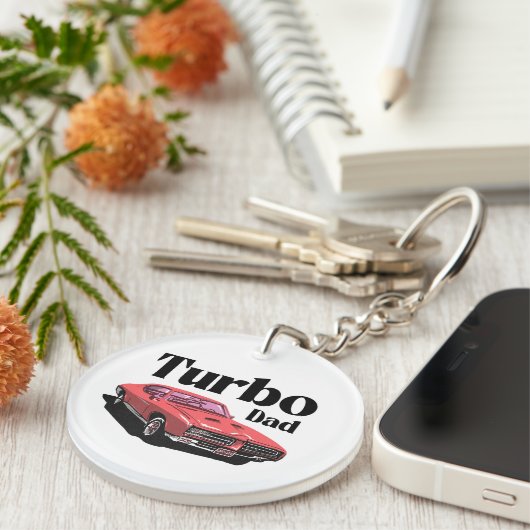 Turbo Papa Schlüsselanhänger (Vorderseite rechts)