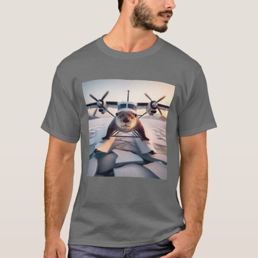 Turbo Prop Twin Motor Float Flugzeug Bush Kanada T-Shirt (Vorderseite)