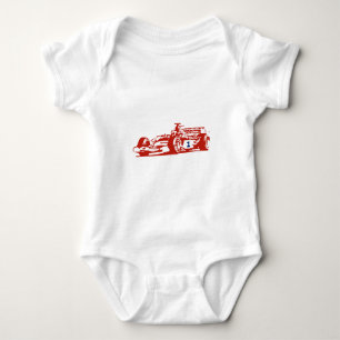 Turbo-Racing-Illustration auf T - Shirt gedruckt