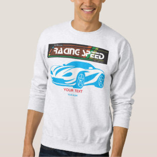Turbo-Rennsport-Geschwindigkeitsauto – Performance Sweatshirt