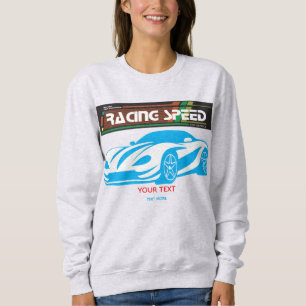 Turbo-Rennsport-Geschwindigkeitsauto – Performance Sweatshirt