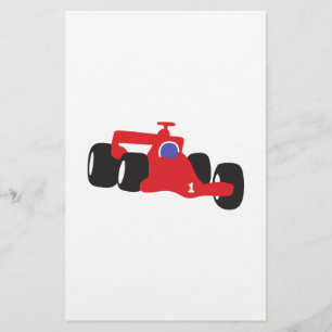 Turbo-Rennwagen Briefpapier