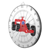 Turbo-Rennwagen Dartscheibe (Vorderseite rechts)