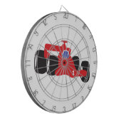 Turbo-Rennwagen Dartscheibe (Vorderseite Links)