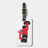 Turbo-Rennwagen Gepäckanhänger (Vorderseite vertikal)