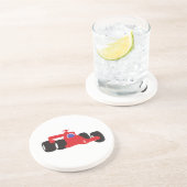 Turbo-Rennwagen Getränkeuntersetzer (Seite)