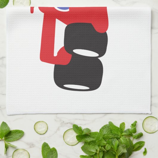 Turbo-Rennwagen Küchentuch (Gefaltet)