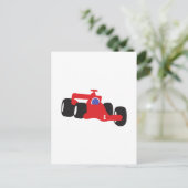 Turbo-Rennwagen Postkarte (Stehend Vorderseite)