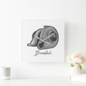 Turbo-Tuning Quadratische Wanduhr (Zuhause)