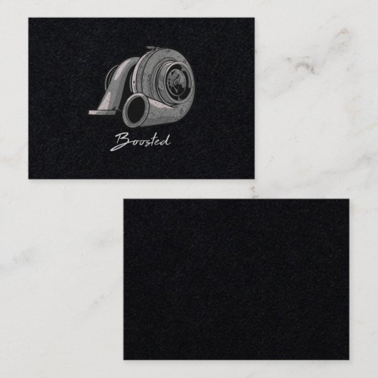 Turbo-Tuning Visitenkarte (Vorne/Hinten)