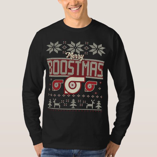 Turbo Ugly Christmas Sweater T-Shirt (Vorderseite)