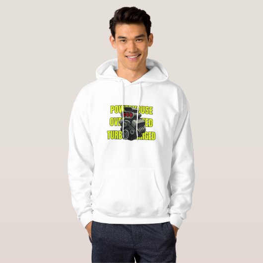 Turbogeladenes V8 Powerhouse - Perfektes Geschenk  Hoodie (Vorne ganz)