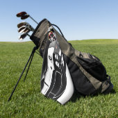 Turbohandtuch: Muscle Car Inspiriert Golfhandtuch (Gras)