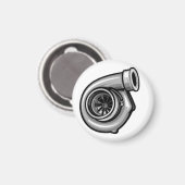 Turbolader-Bildermagazin Magnet (Vorderseite/Rückseite)