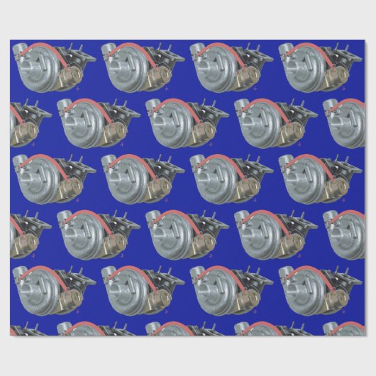 Turbolader Geschenkpapier (Flach)