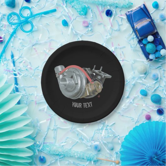 Turbolader Pappteller (Party)