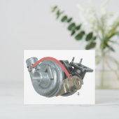 Turbolader Postkarte (Stehend Vorderseite)