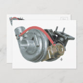 Turbolader Postkarte (Vorne/Hinten)