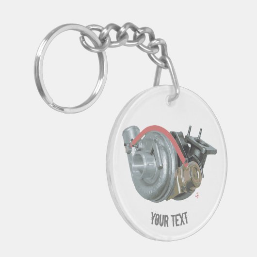 Turbolader Schlüsselanhänger (Vorderseite links)