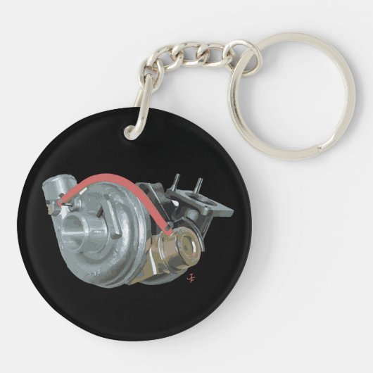 Turbolader Schlüsselanhänger (Rückseite)