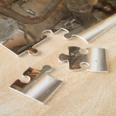 Turboprop-Motor-Foto Puzzle (Seite)