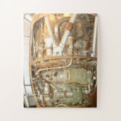 Turboprop-Motor-Foto Puzzle (Vertikal)