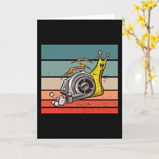 Turboschnecke Karte (Gelbe Blume)