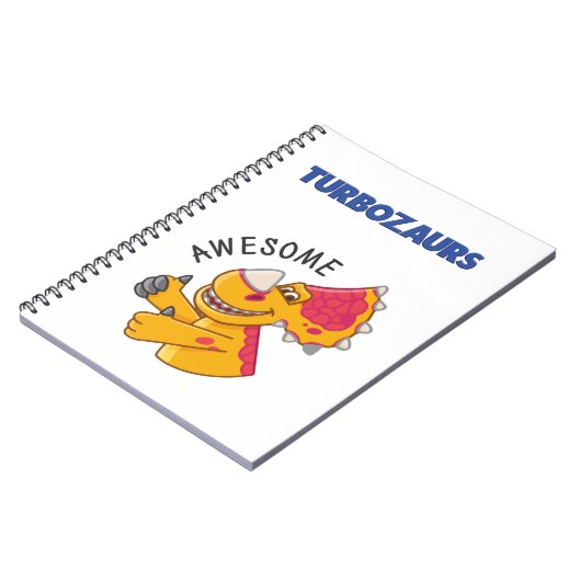 Turbozaurs Notizblock (Linke Seite)