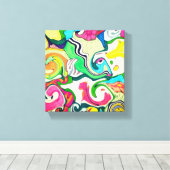 Turbulance of Color Leinwanddruck (Insitu (Holzboden))