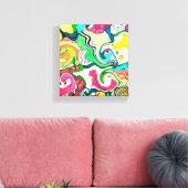 Turbulance of Color Leinwanddruck (Insitu (Wohnzimmer))