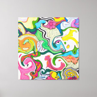 Turbulence of Colors Leinwanddruck