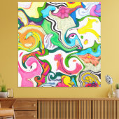 Turbulence of Colors Leinwanddruck (Insitu (Wohnzimmer))