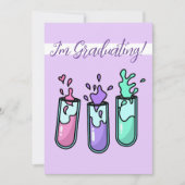 Turbulente Prüfröhren Einladung (Vorderseite)