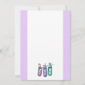 Turbulente Prüfröhren Einladung (Rückseite)