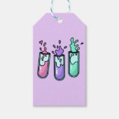 Turbulente Prüfröhren Geschenkanhänger (Vorderseite)