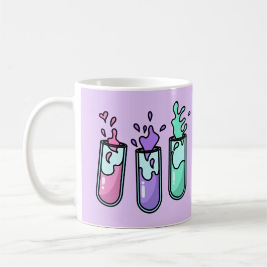 Turbulente Prüfröhren Kaffeetasse (Links)