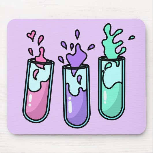 Turbulente Prüfröhren Mousepad (Vorne)