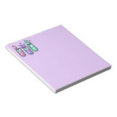 Turbulente Prüfröhren Notizblock (angewinkelt)